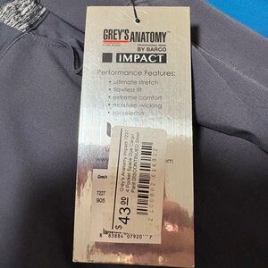 Grey's Anatomy Impact Scrub bottoms  in Dark Gray